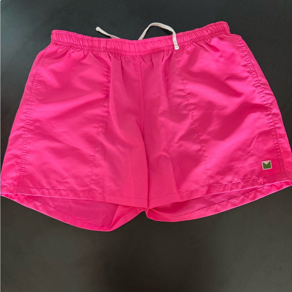 Magill Los Angeles Bright Pink Swim Volley Shorts